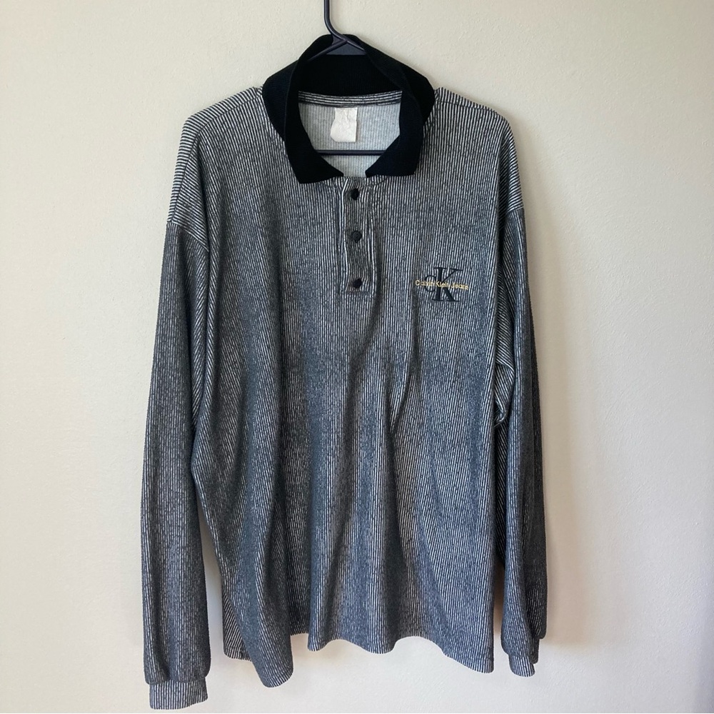 Vintage Calvin Klein Jeans Ribbed Polo